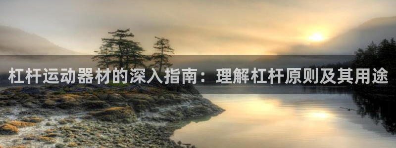 意昂体育3招商：杠杆运动器材的深入指南：理解杠杆原则