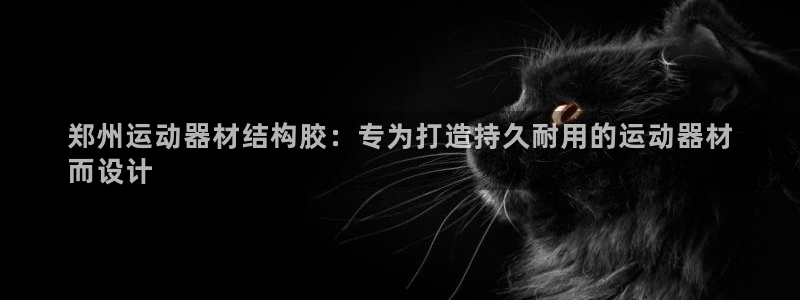 意昂3神州：郑州运动器材结构胶：专为打造持久耐用的运