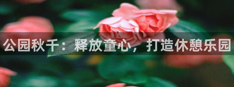 意昂体育3招商电话是多少：公园秋千：释放童心，打造休