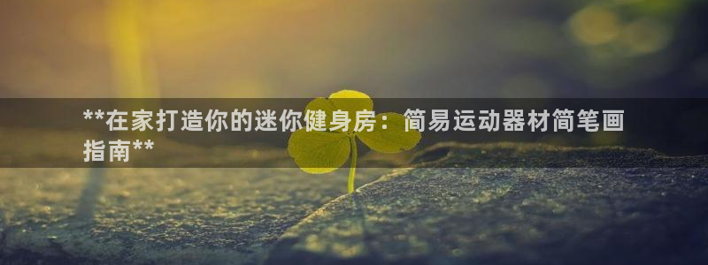 意昂体育3平台注册：**在家打造你的迷你健身房：简易